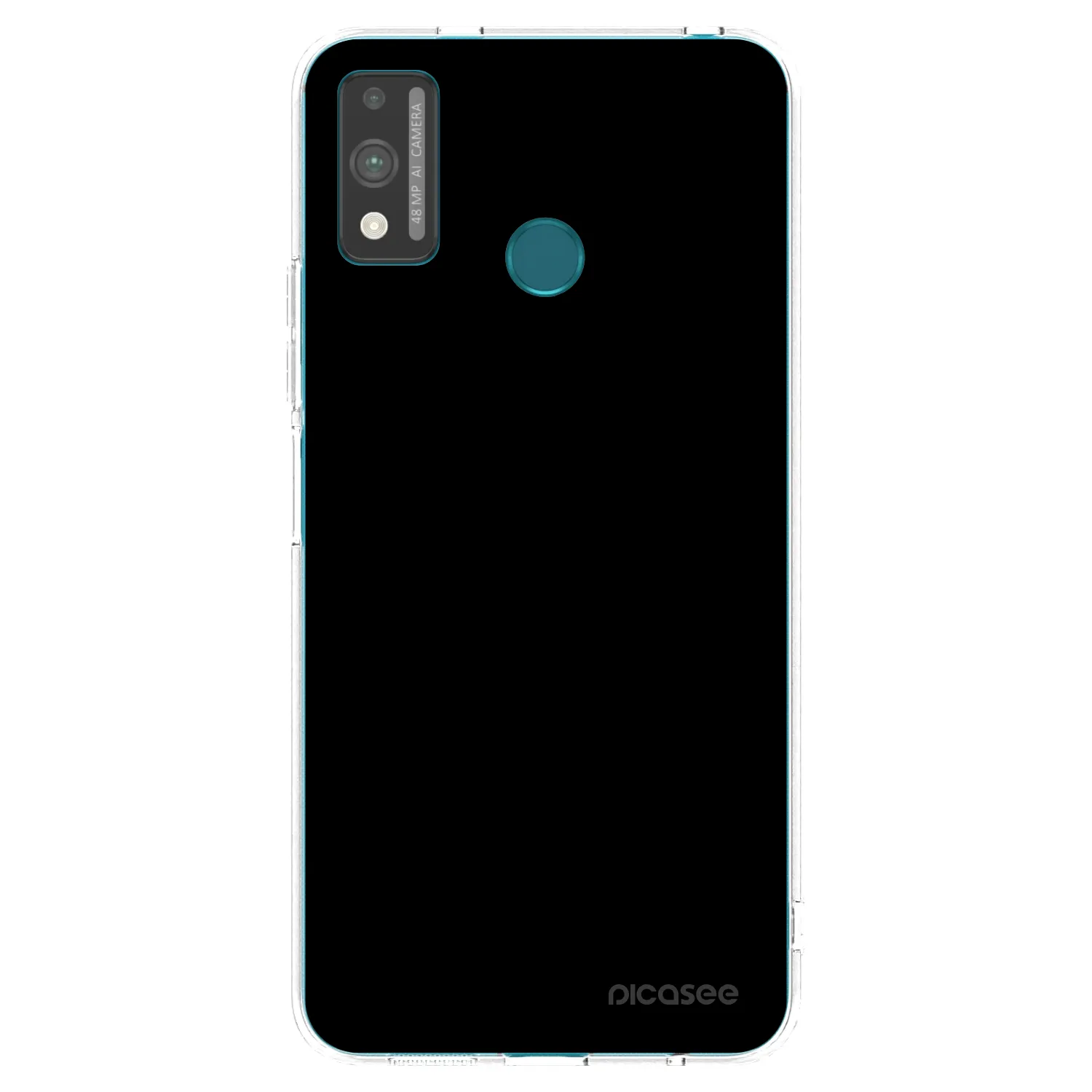 Picasee silikonski prozorni ovitek za Honor 9X Lite - Black Bliss
