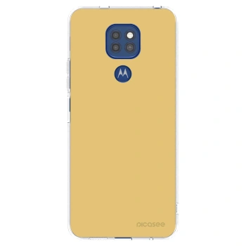 Picasee silikonski prozorni ovitek za Motorola Moto G9 Play - Canary Crystal
