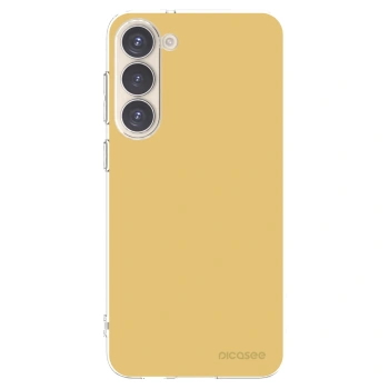 Picasee silikonski prozorni ovitek za Samsung Galaxy S23+ 5G - Canary Crystal