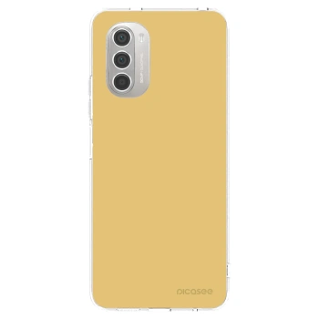 Picasee silikonski prozorni ovitek za Motorola Moto G51 - Canary Crystal