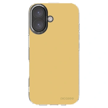 Picasee silikonski prozorni ovitek za Apple iPhone 16 - Canary Crystal