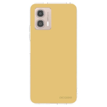 Picasee silikonski prozorni ovitek za Motorola Moto G53 5G - Canary Crystal