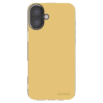 Picasee silikonski prozorni ovitek za Apple iPhone 16 Plus - Canary Crystal
