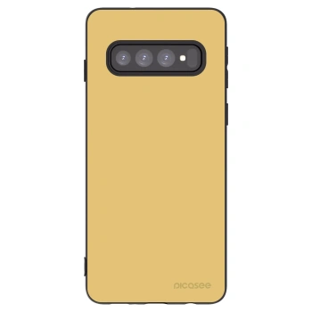 Picasee silikonski črni ovitek za Samsung Galaxy S10 G973 - Canary Crystal