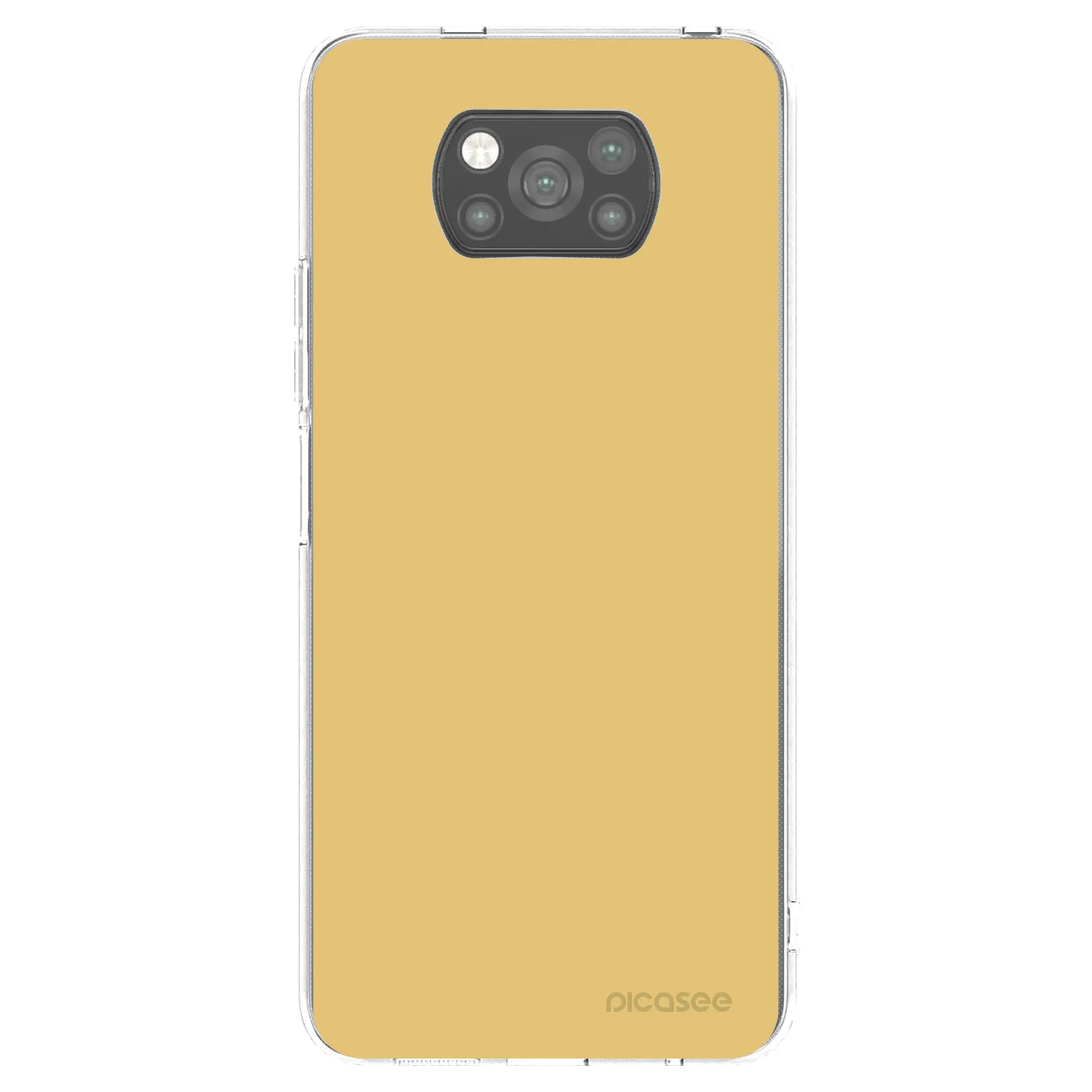 Picasee silikonski črni ovitek za Xiaomi Poco X3 - Canary Crystal