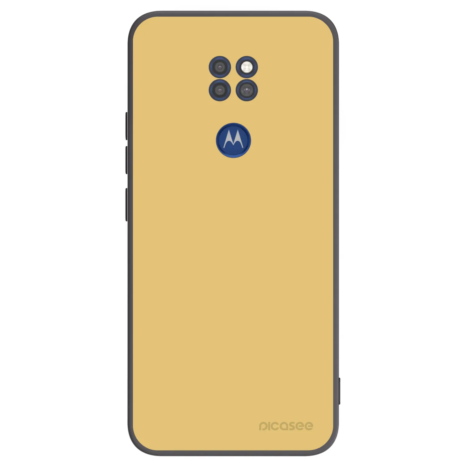 Picasee silikonski črni ovitek za Motorola Moto G9 Play - Canary Crystal
