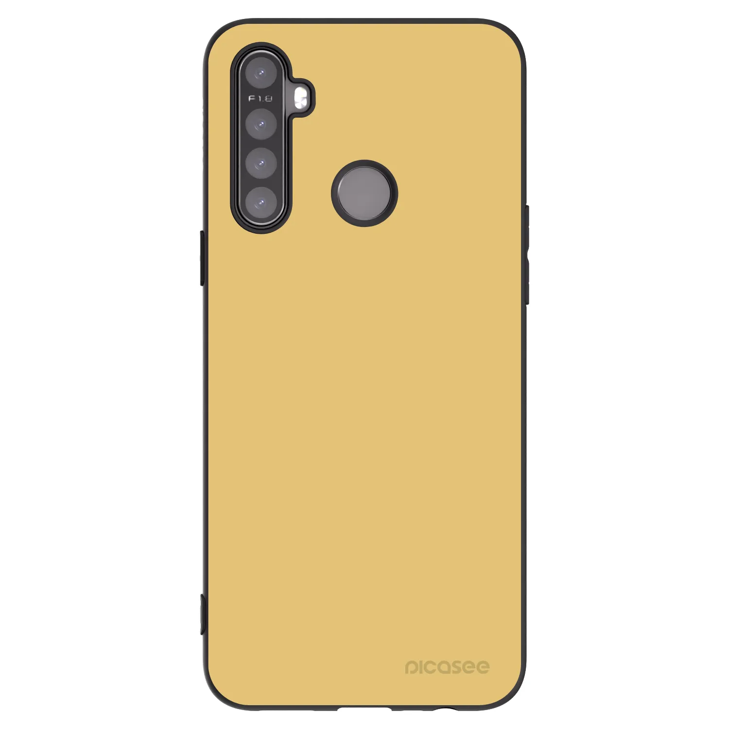 Picasee silikonski črni ovitek za Realme 5 - Canary Crystal