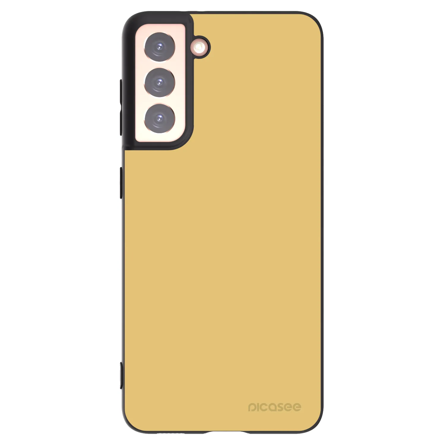 Picasee silikonski črni ovitek za Samsung Galaxy S21 5G G991B - Canary Crystal