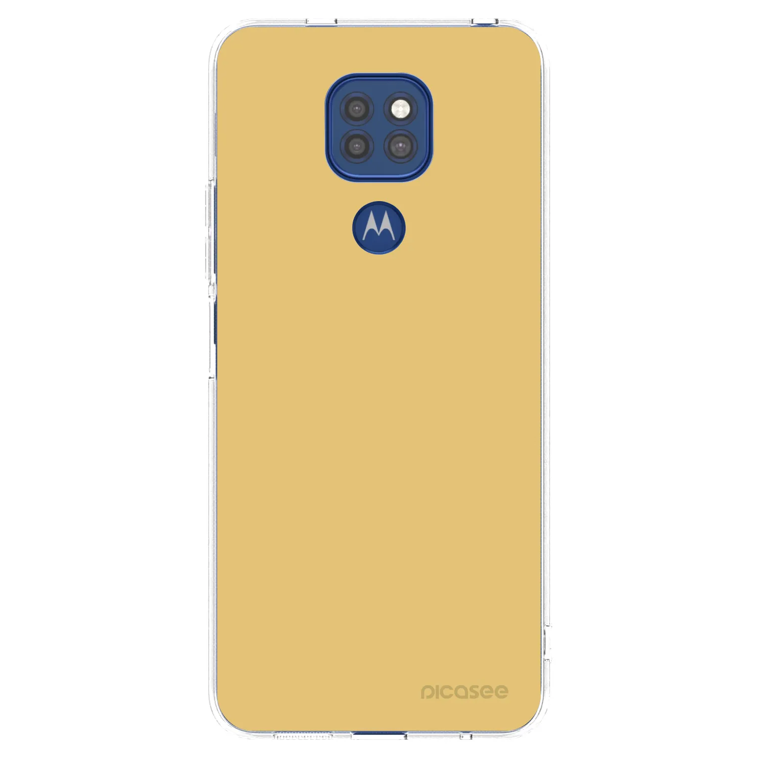 Picasee silikonski prozorni ovitek za Motorola Moto G9 Play - Canary Crystal