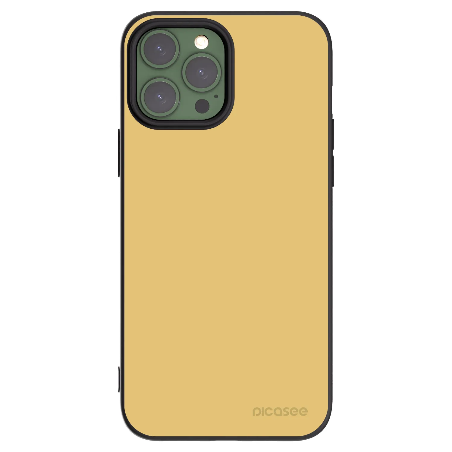 Picasee silikonski črni ovitek za Apple iPhone 13 Pro Max - Canary Crystal