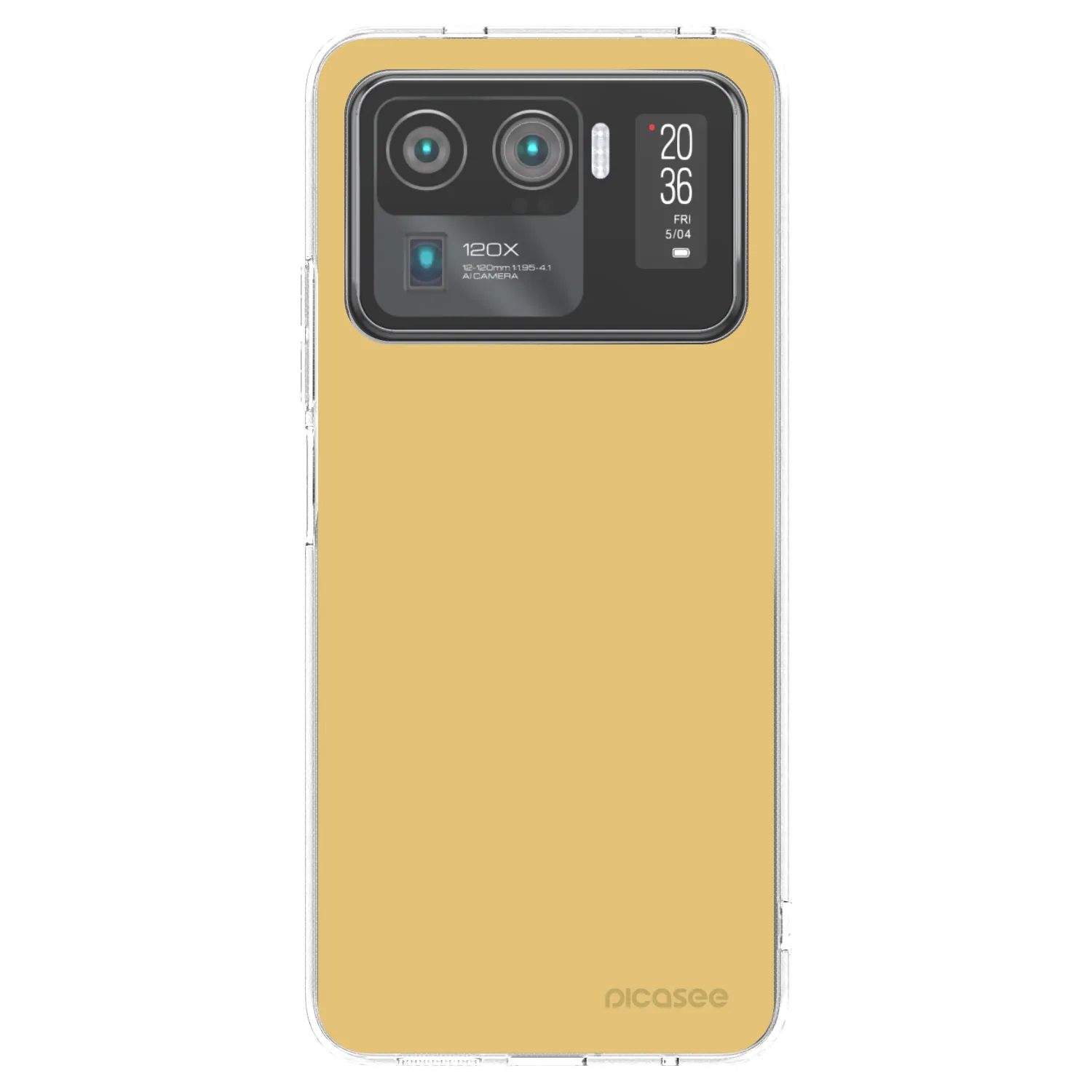 Picasee silikonski prozorni ovitek za Xiaomi Mi 11 Ultra - Canary Crystal