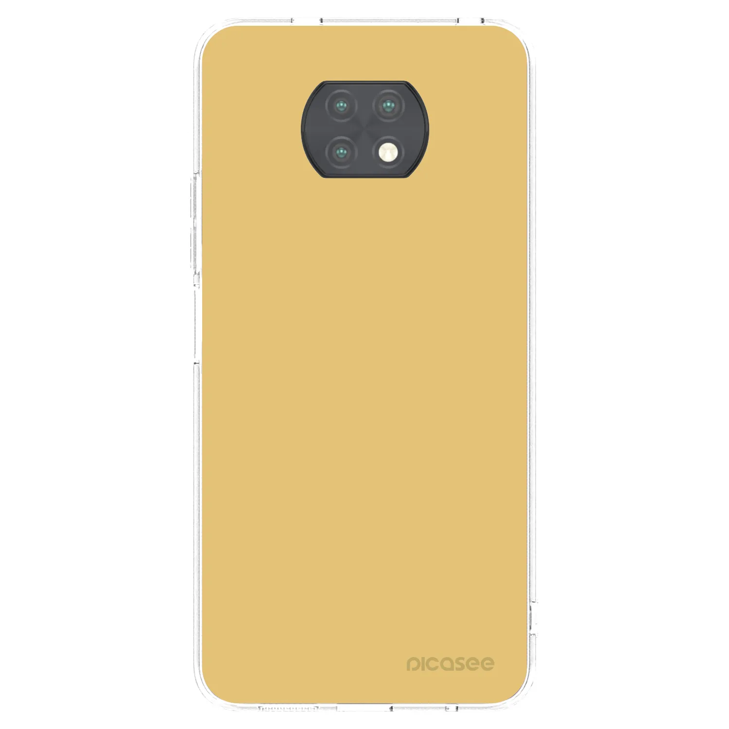 Picasee silikonski prozorni ovitek za Xiaomi Redmi Note 9T - Canary Crystal