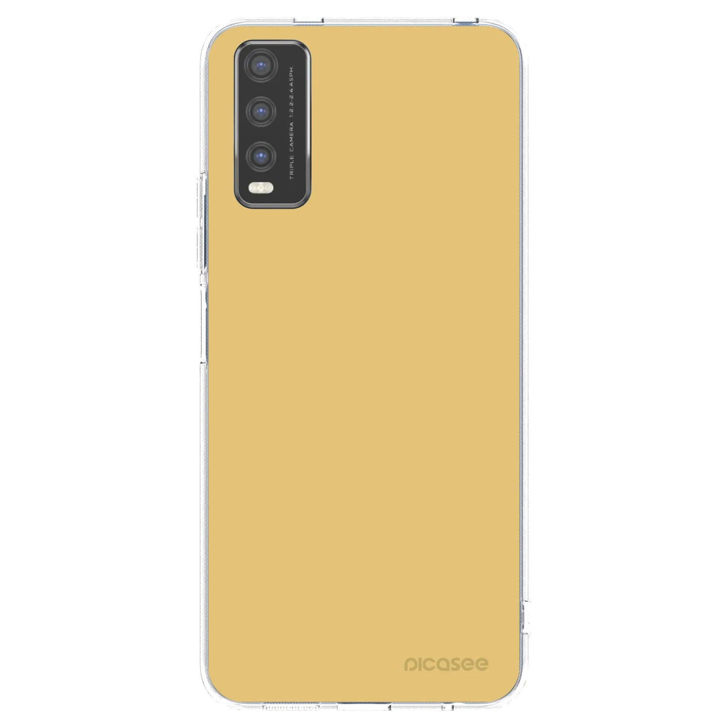 Picasee silikonski prozorni ovitek za Vivo Y20s - Canary Crystal
