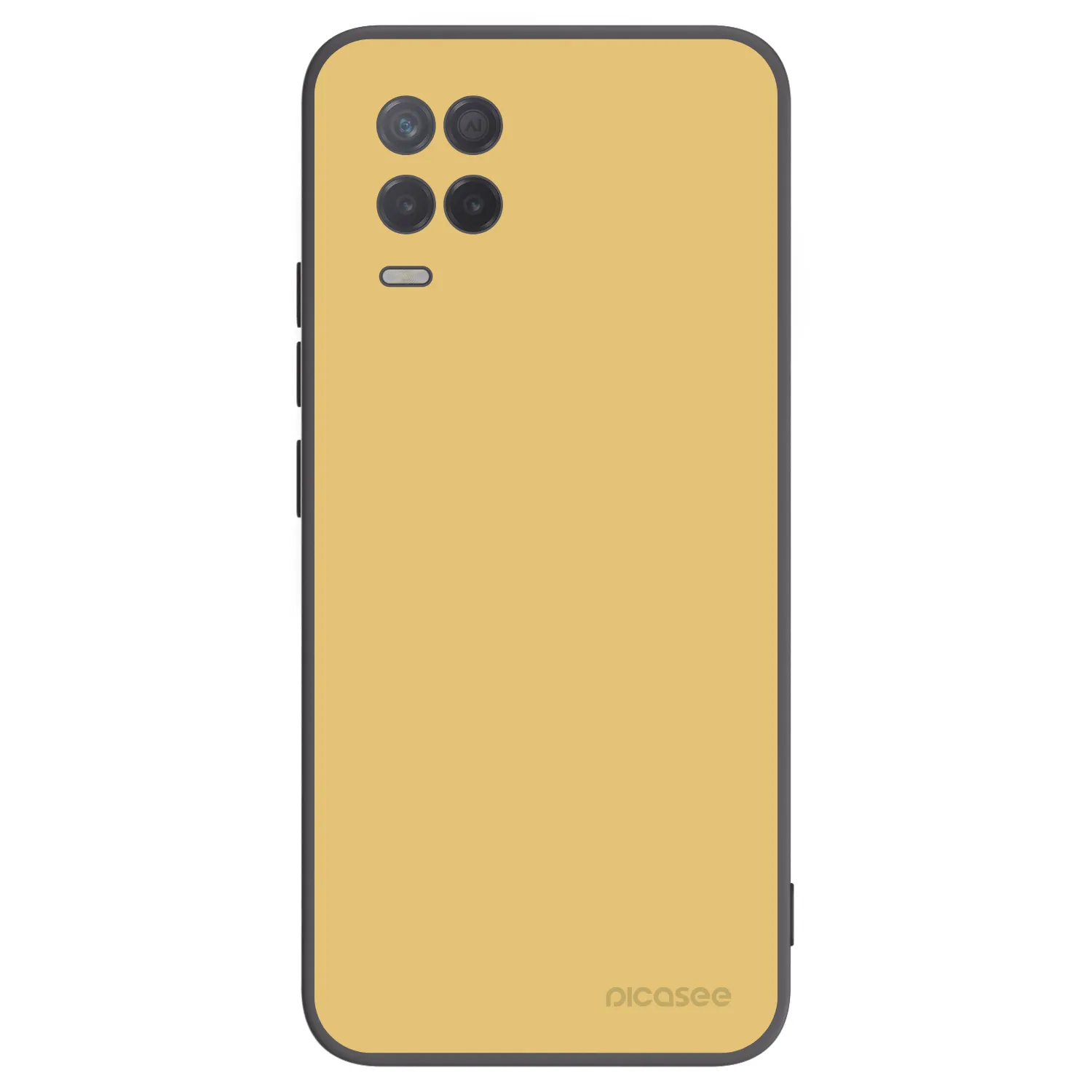 Picasee silikonski črni ovitek za Realme 8 5G - Canary Crystal