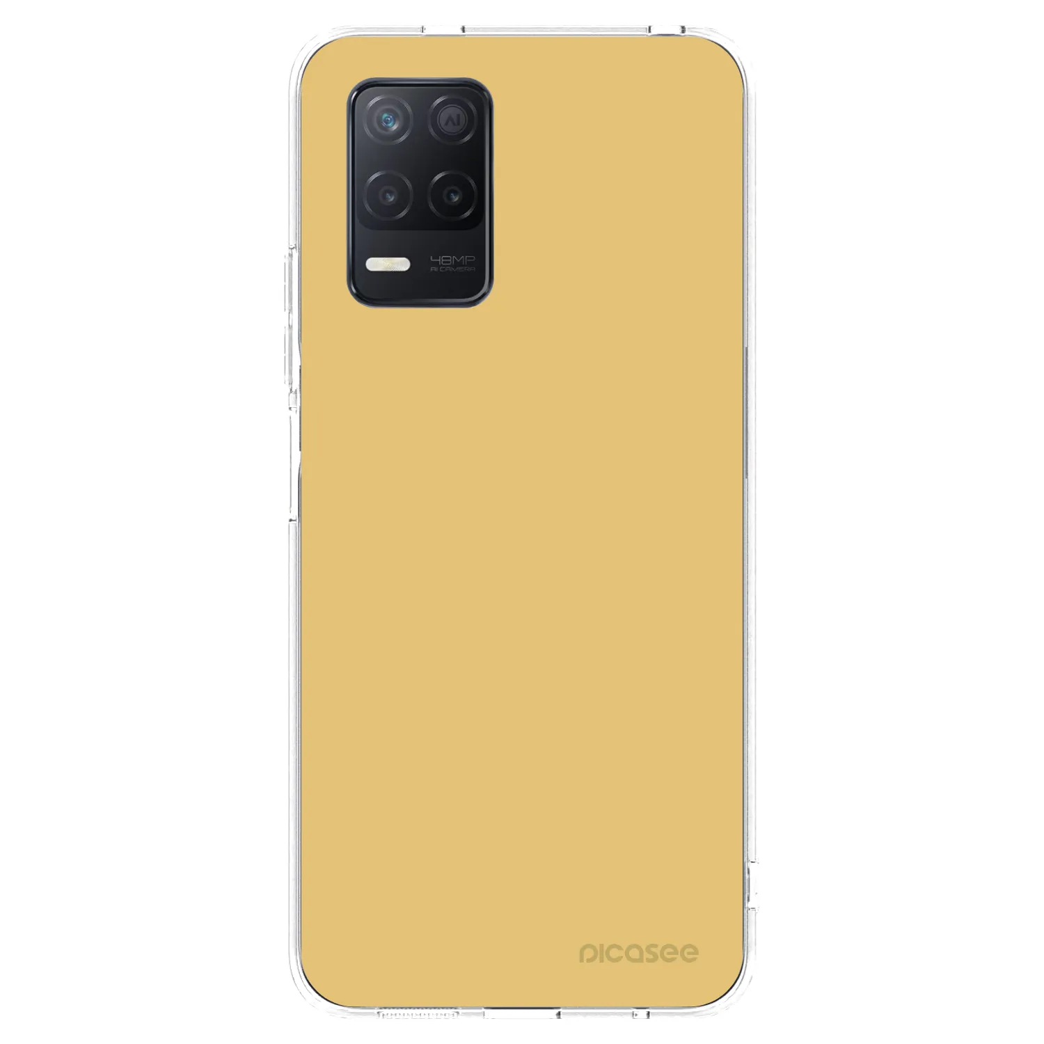 Picasee silikonski prozorni ovitek za Realme 8 5G - Canary Crystal