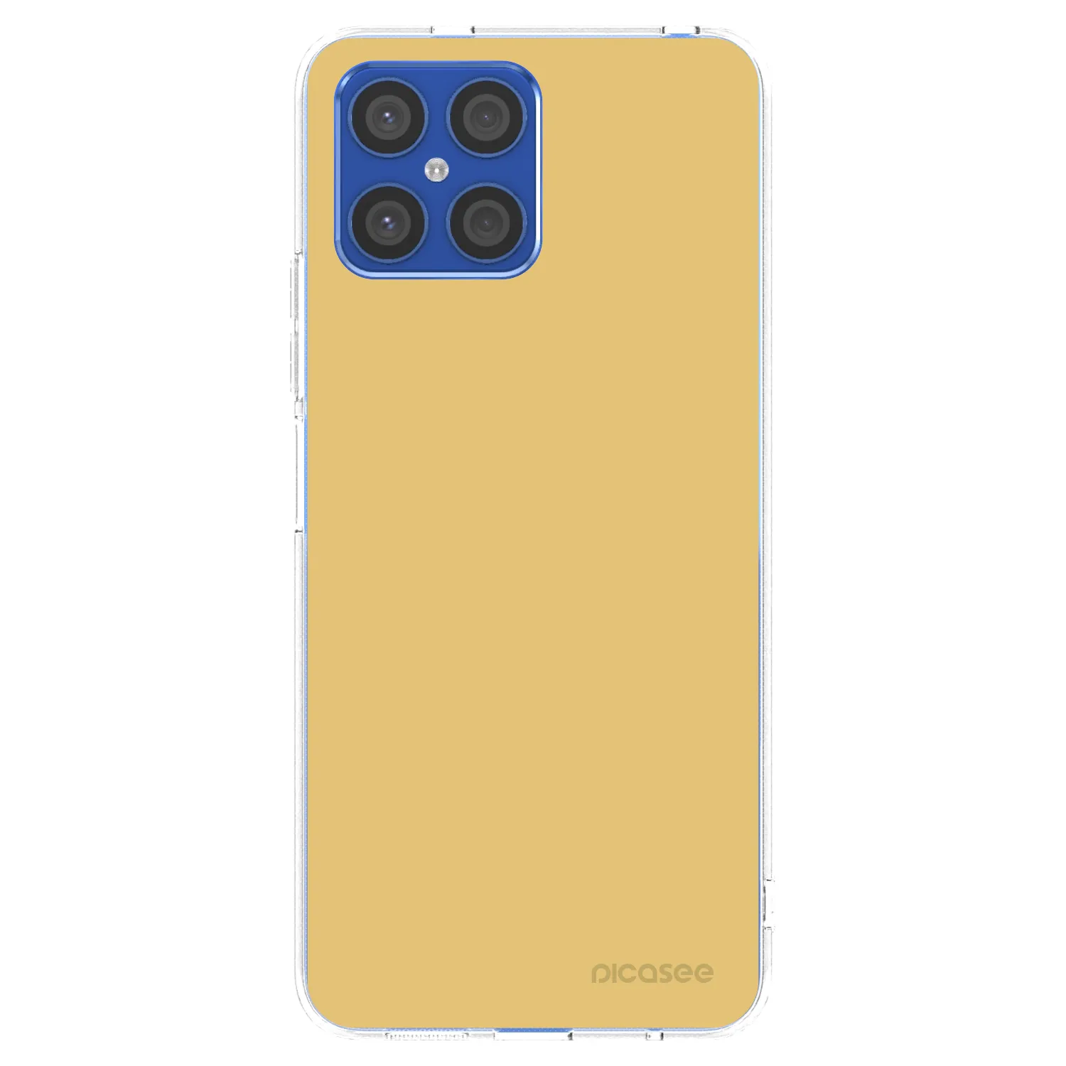 Picasee silikonski prozorni ovitek za Honor X8 4G - Canary Crystal