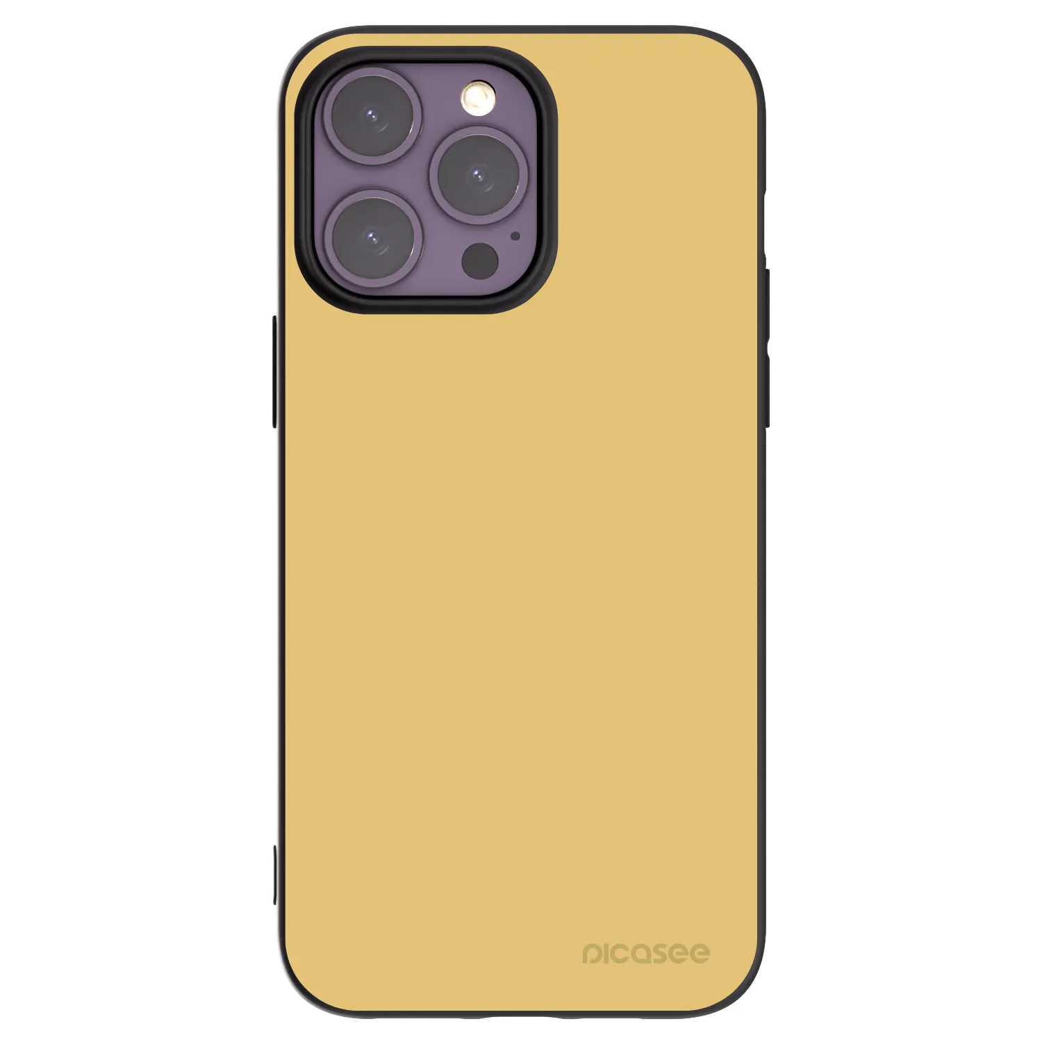 Picasee silikonski črni ovitek za Apple iPhone 14 Pro Max - Canary Crystal