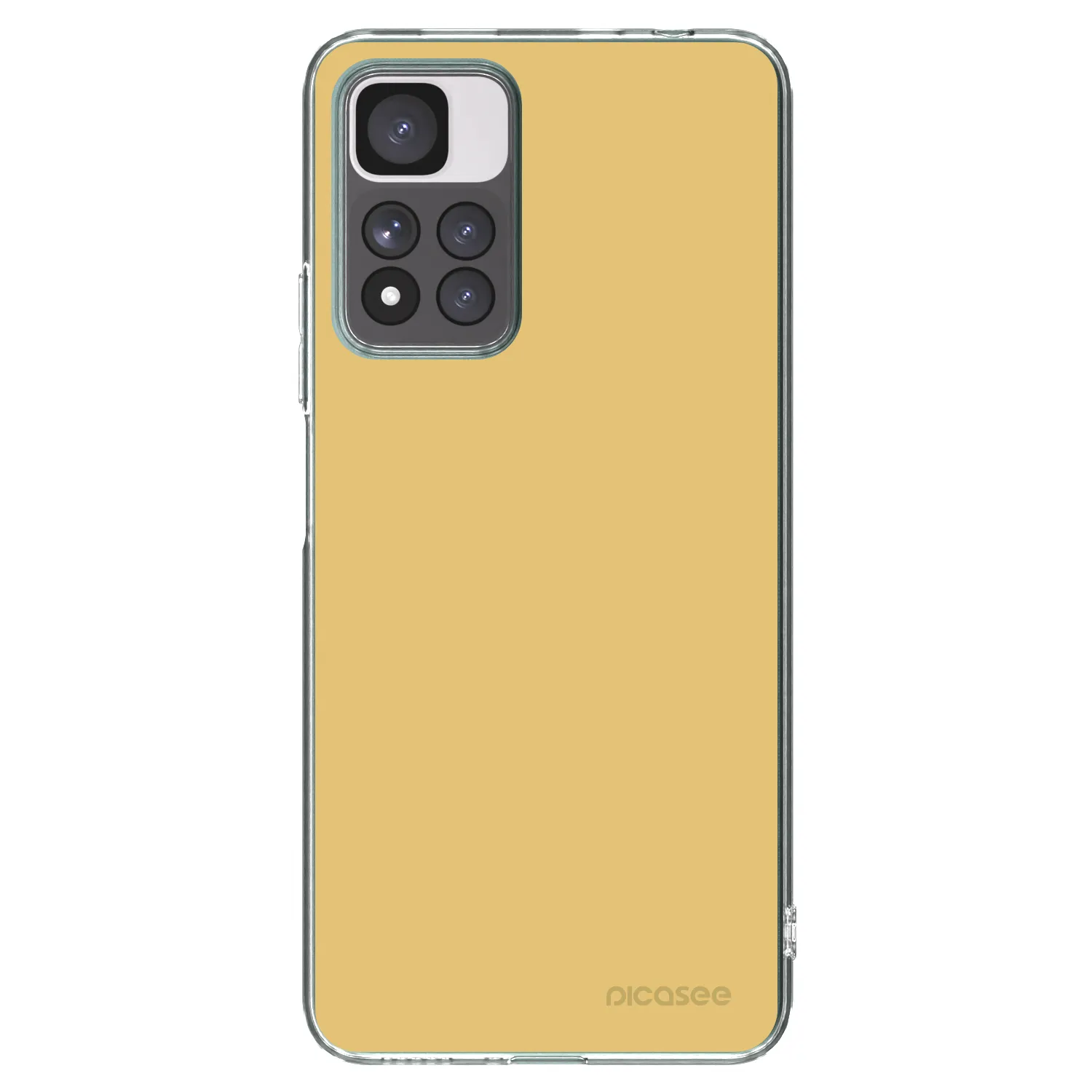 Picasee silikonski prozorni ovitek za Xiaomi Redmi Note 11 Pro+ 5G - Canary Crystal