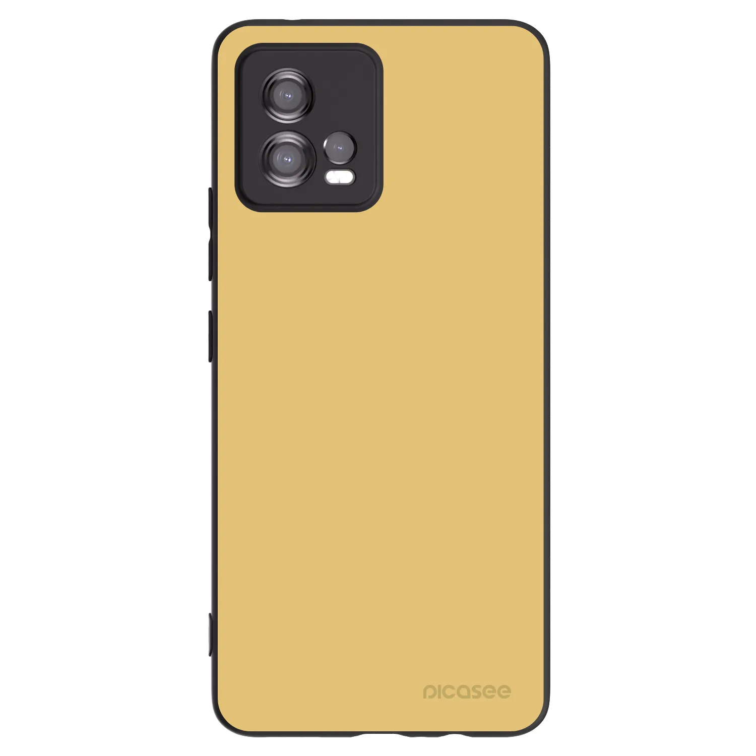 Picasee silikonski črni ovitek za Motorola Moto G72 - Canary Crystal