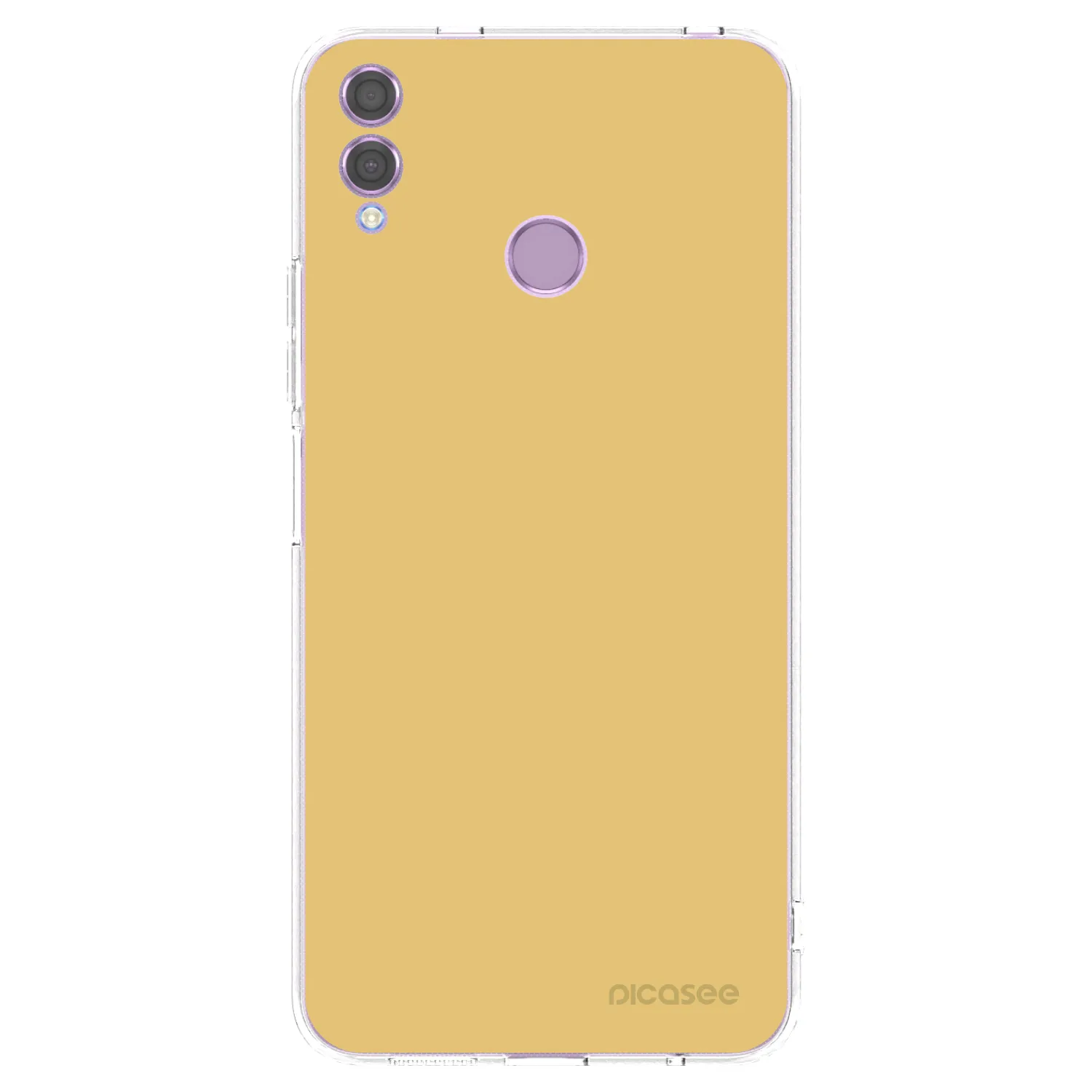 Picasee silikonski prozorni ovitek za Honor 8X - Canary Crystal