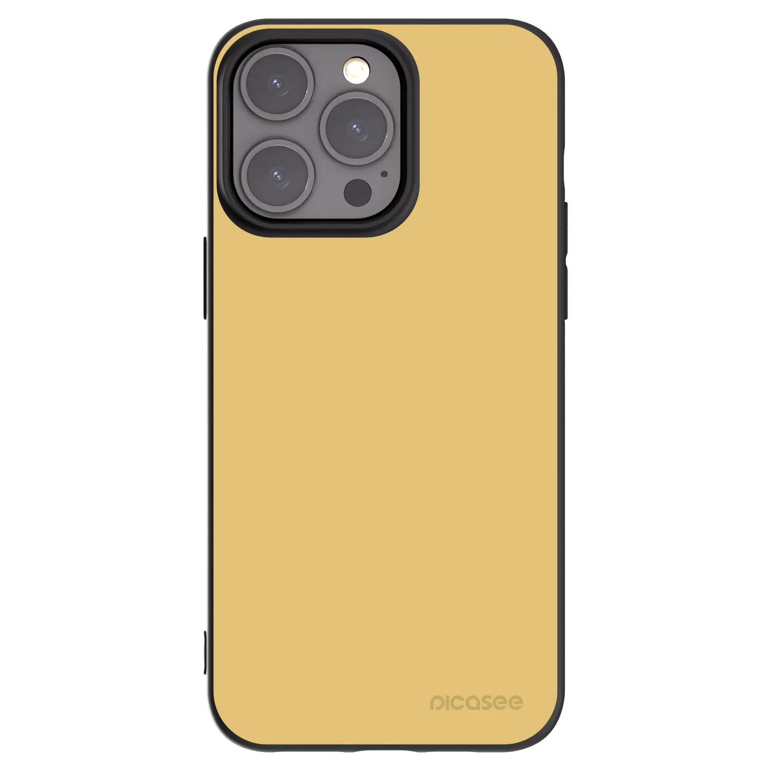 Picasee silikonski črni ovitek za Apple iPhone 15 Pro Max - Canary Crystal