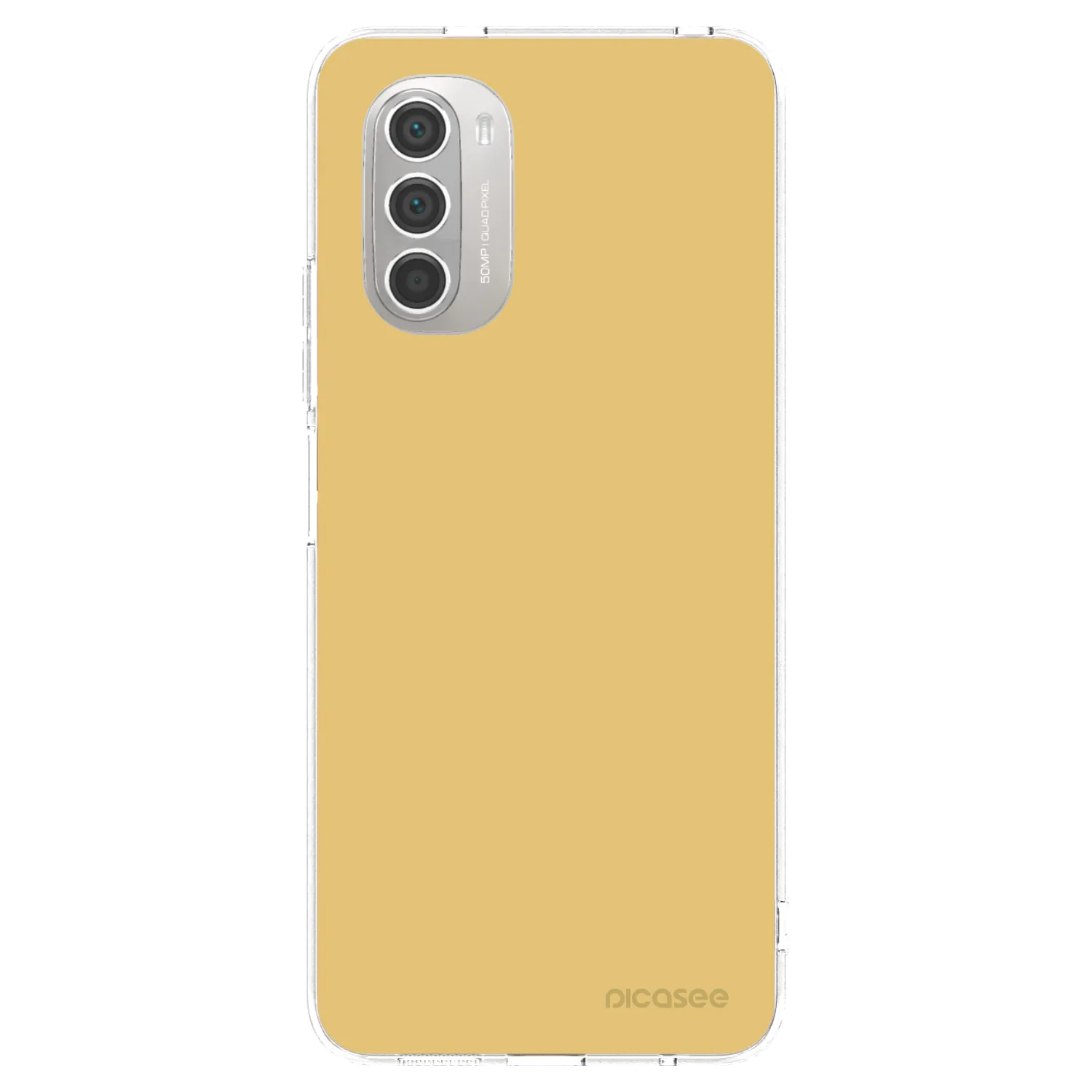 Picasee silikonski prozorni ovitek za Motorola Moto G51 - Canary Crystal