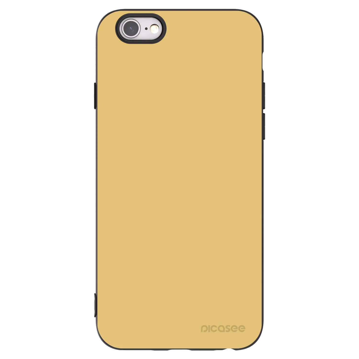 Picasee silikonski črni ovitek za Apple iPhone 6/6S - Canary Crystal