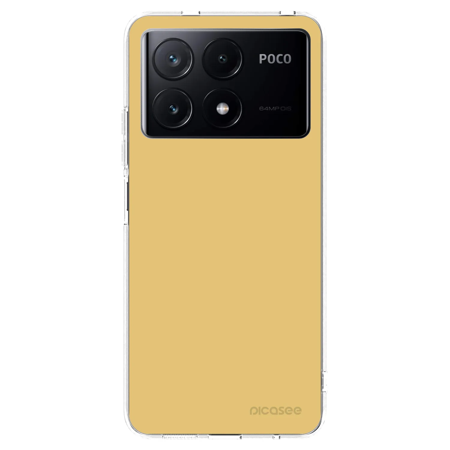 Picasee silikonski prozorni ovitek za Xiaomi Poco X6 Pro - Canary Crystal