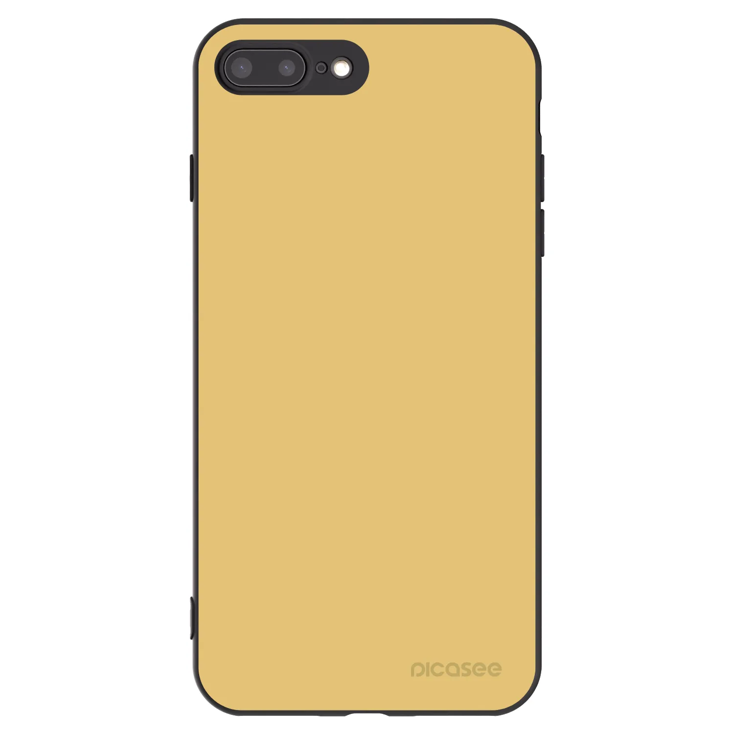 Picasee silikonski črni ovitek za Apple iPhone 7 Plus - Canary Crystal