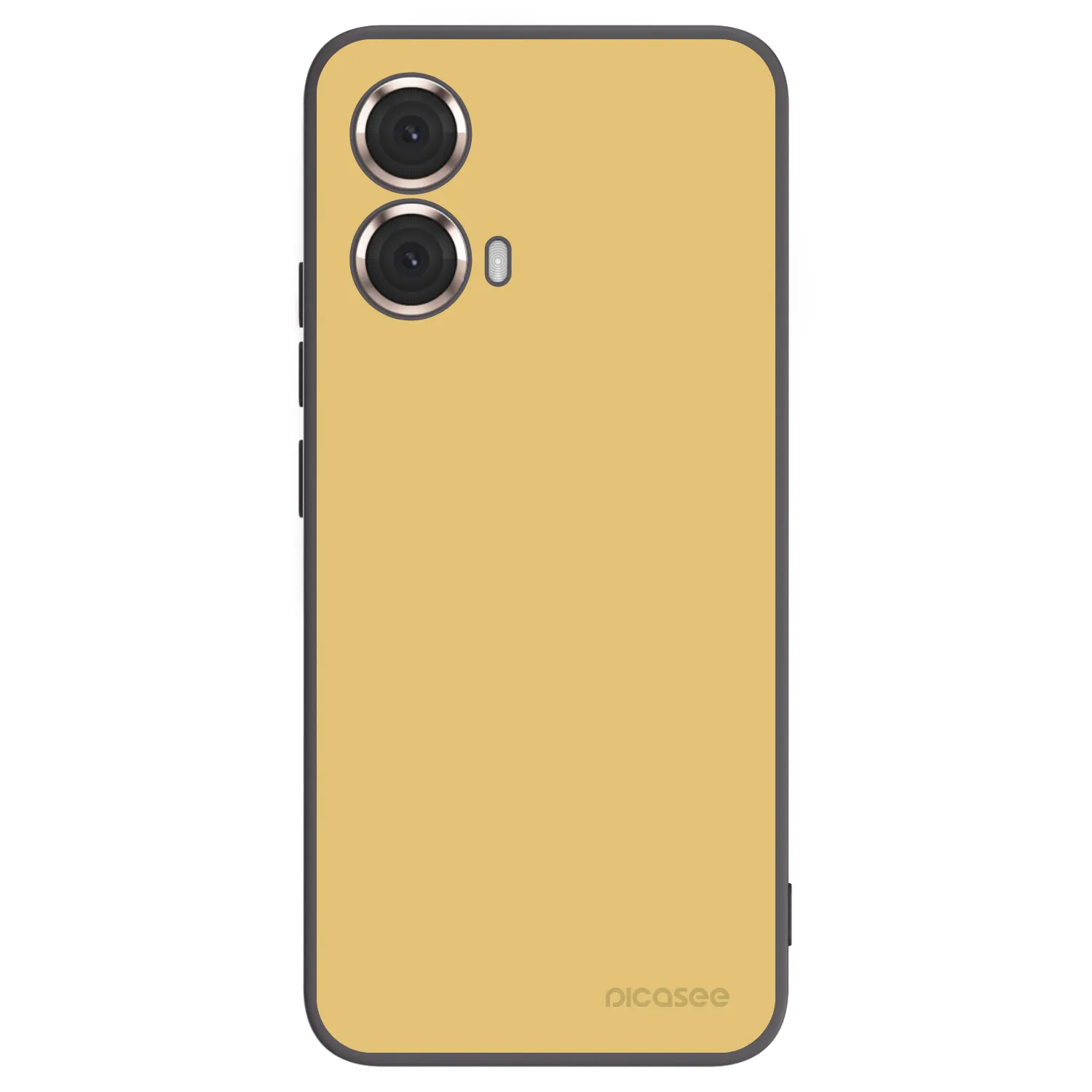 Picasee silikonski črni ovitek za Motorola Moto G85 - Canary Crystal