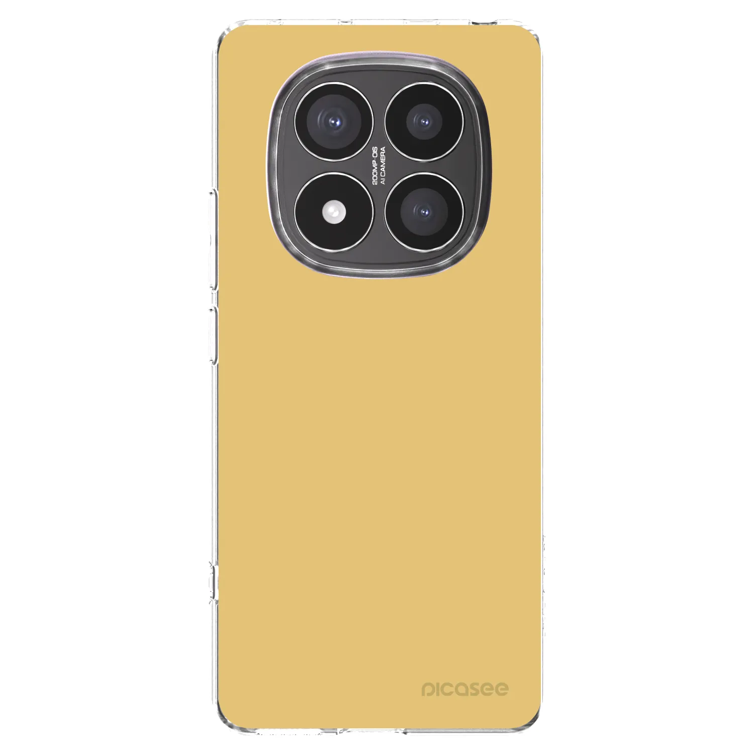Picasee silikonski prozorni ovitek za Xiaomi Redmi Note 14 Pro+ 5G - Canary Crystal