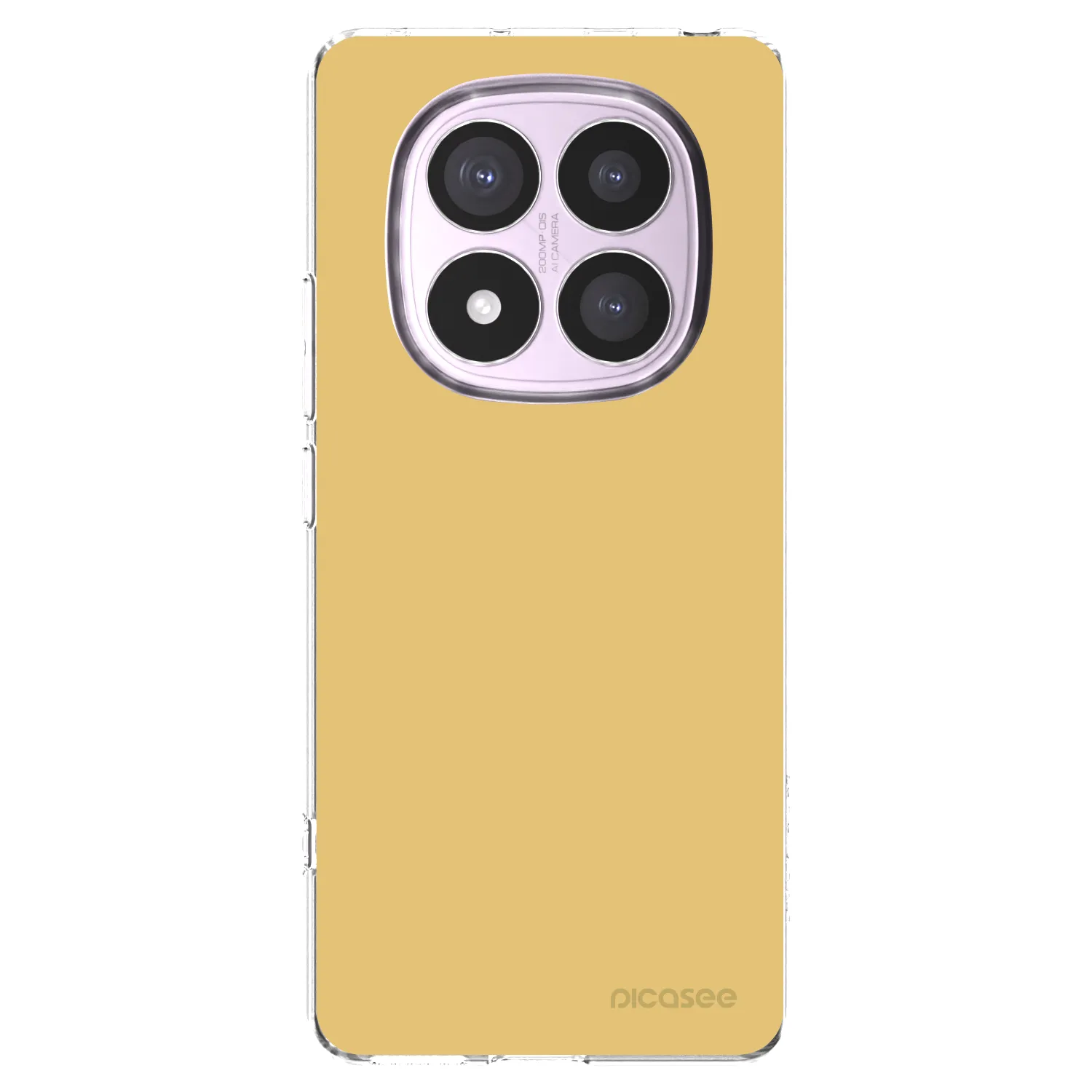Picasee silikonski prozorni ovitek za Xiaomi Redmi Note 14 Pro 5G - Canary Crystal