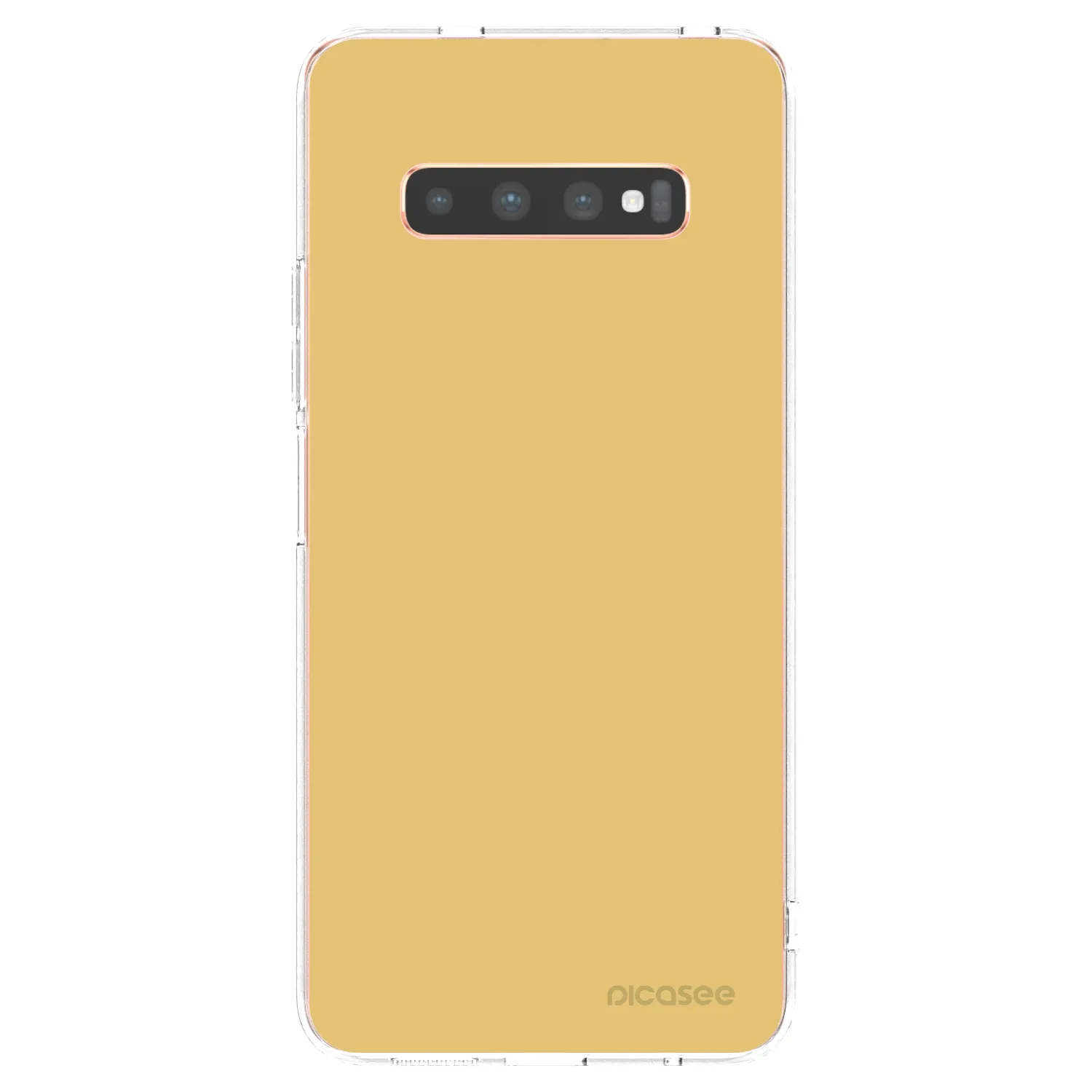 Picasee silikonski prozorni ovitek za Samsung Galaxy S10 Plus G975 - Canary Crystal