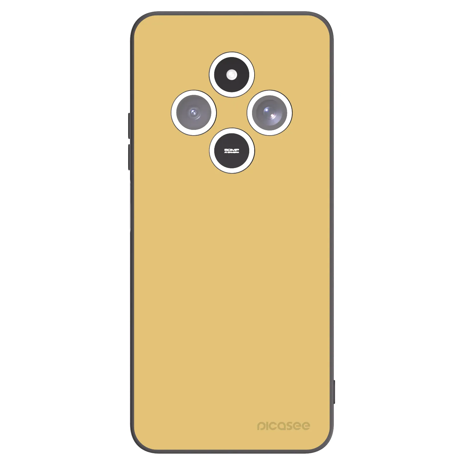 Picasee silikonski črni ovitek za Xiaomi Redmi 14C - Canary Crystal