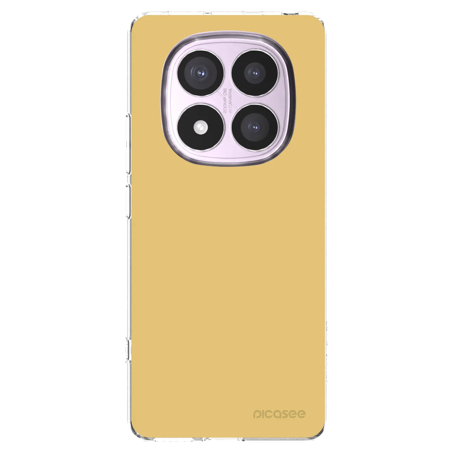 Picasee silikonski prozorni ovitek za Xiaomi Redmi Note 14 Pro 4G - Canary Crystal