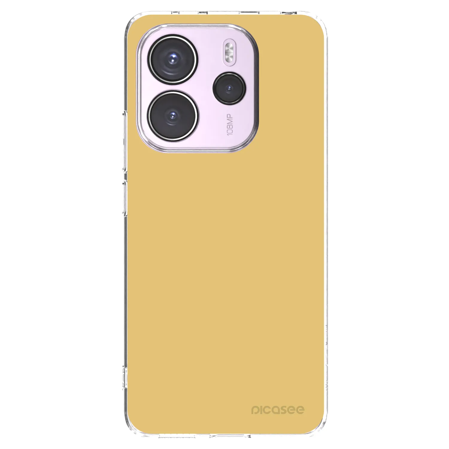 Picasee silikonski prozorni ovitek za Xiaomi Redmi Note 14 4G - Canary Crystal