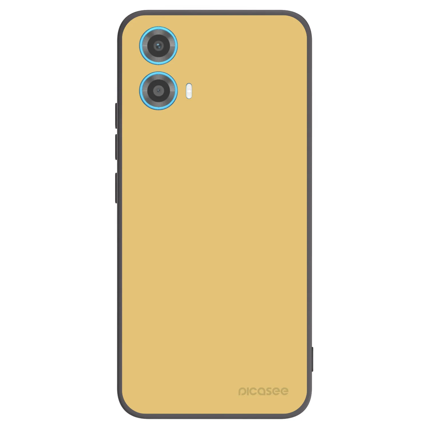 Picasee silikonski črni ovitek za Motorola Moto G34 5G - Canary Crystal