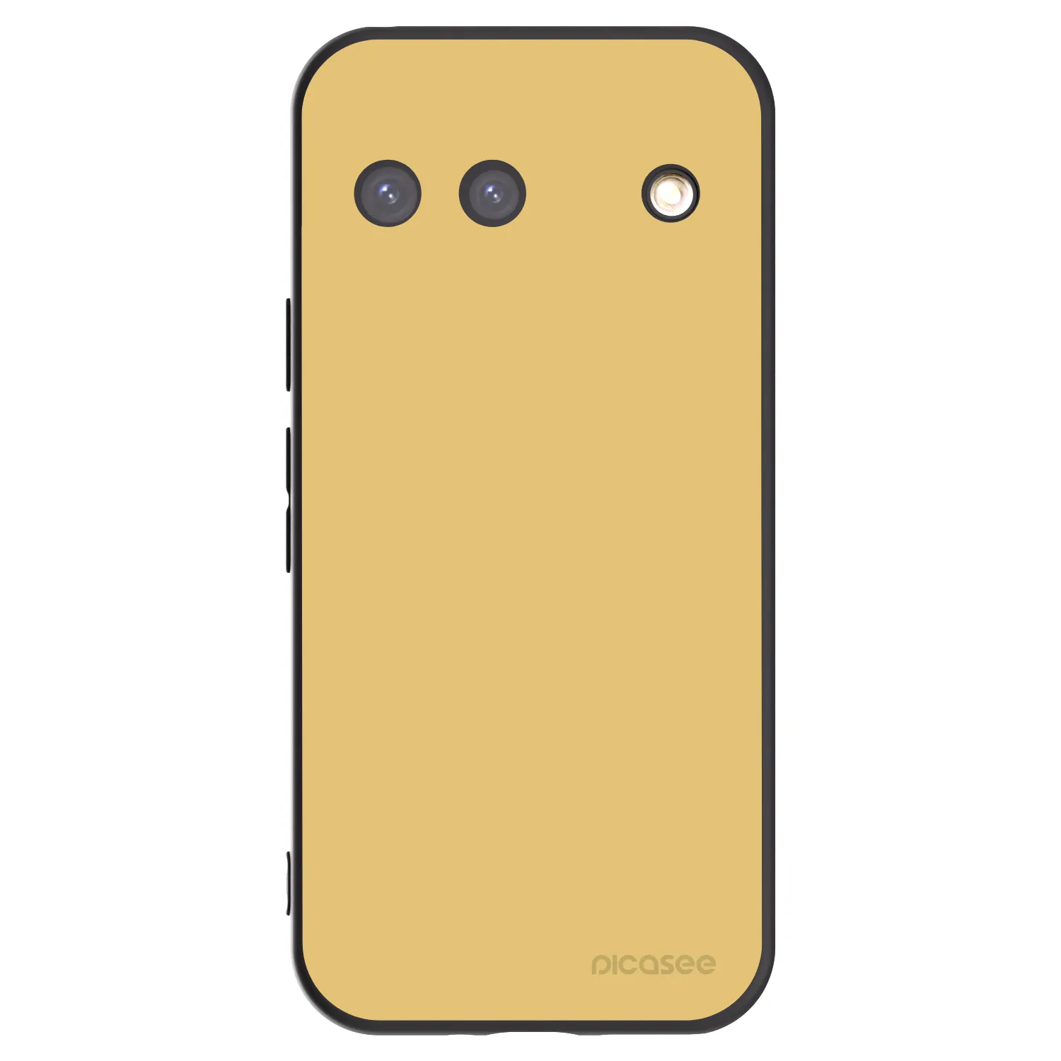 Picasee silikonski črni ovitek za Google Pixel 9 - Canary Crystal