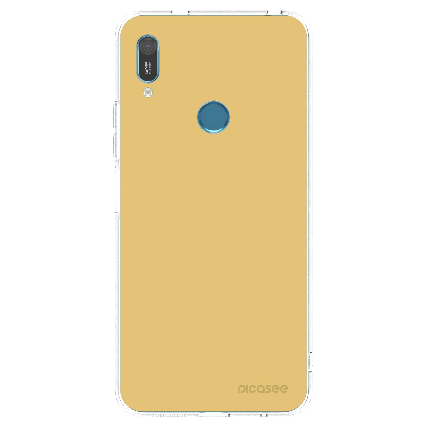 Picasee silikonski prozorni ovitek za Huawei Y6 2019 - Canary Crystal