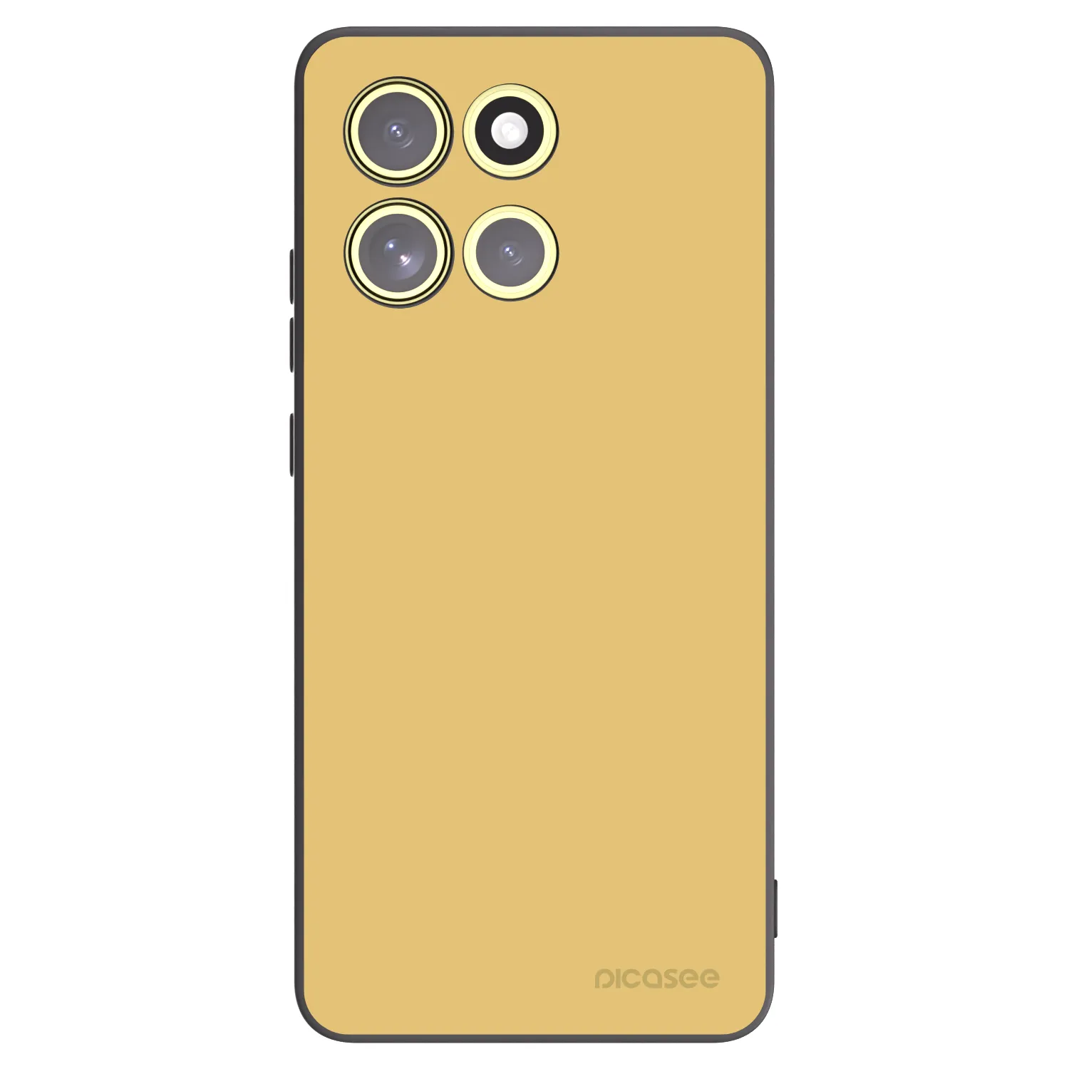 Picasee silikonski črni ovitek za Motorola Moto G86 5G - Canary Crystal