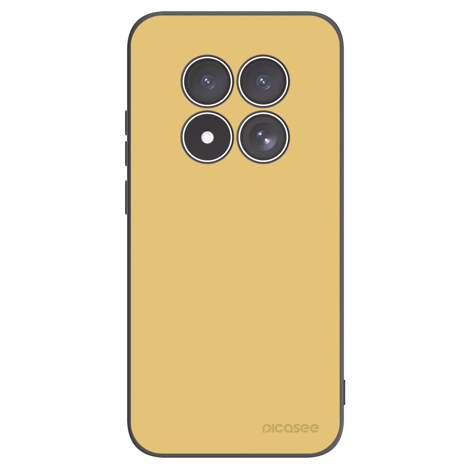 Picasee silikonski črni ovitek za Xiaomi Redmi Note 15 Pro 4G - Canary Crystal