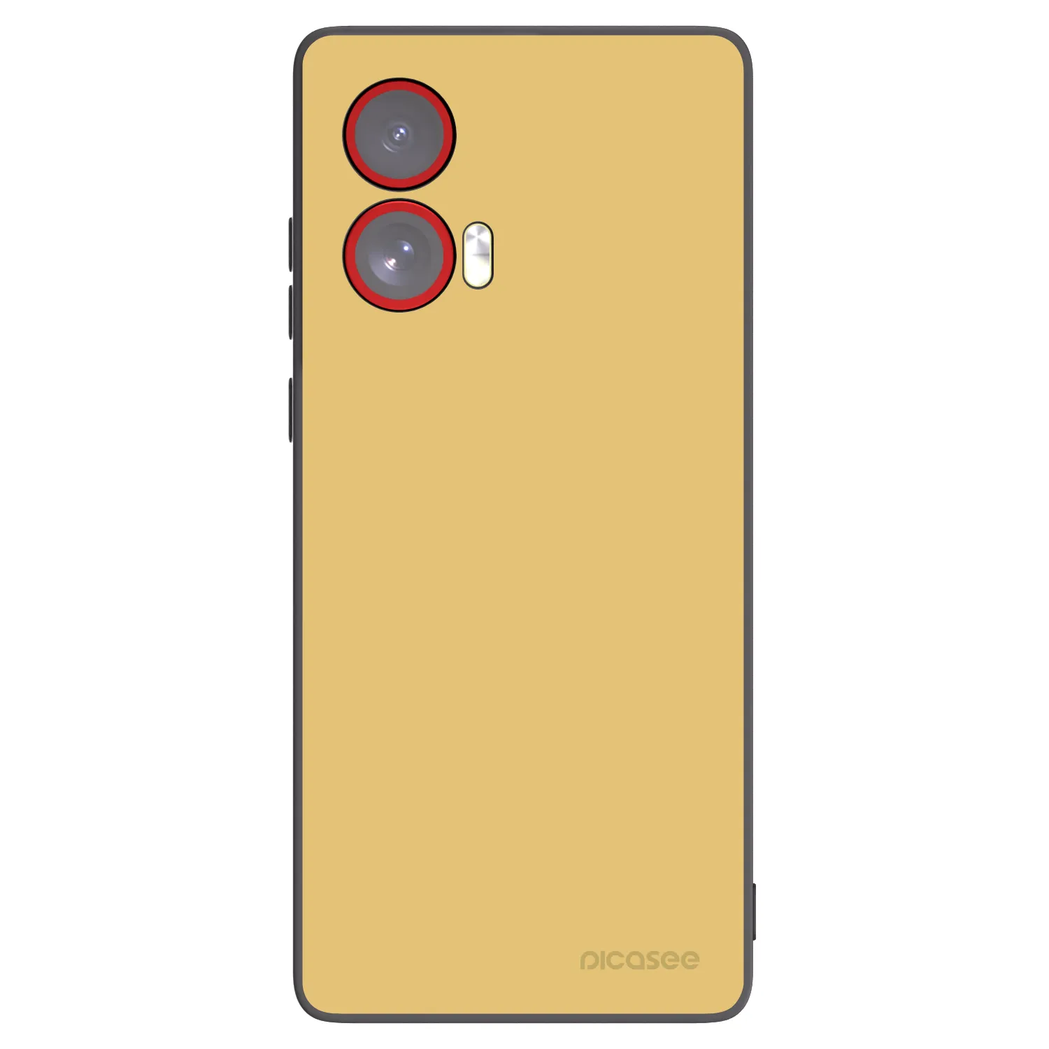Picasee silikonski črni ovitek za Motorola Edge 50 Fusion - Canary Crystal