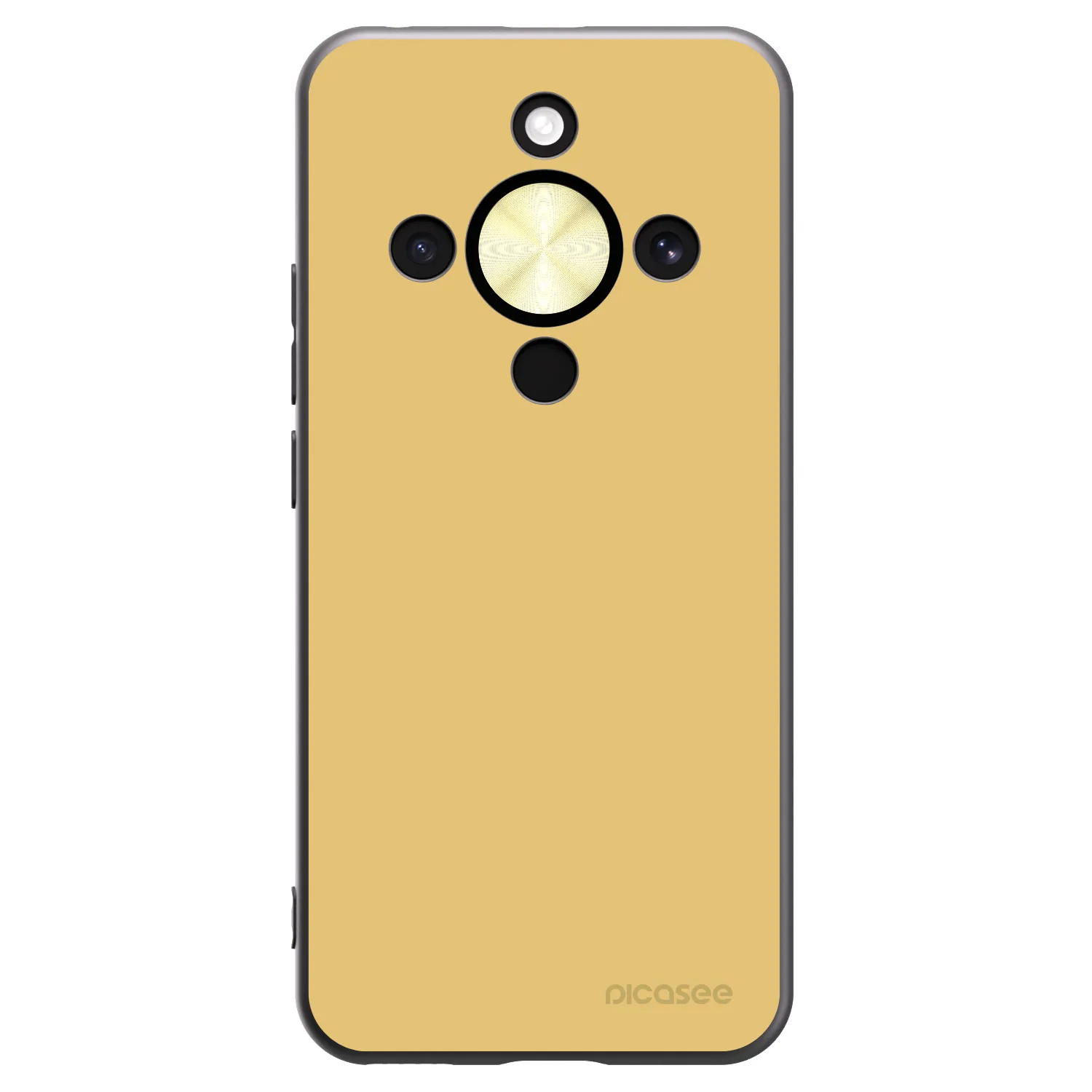 Picasee silikonski črni ovitek za Honor Magic8 Lite 5G - Canary Crystal