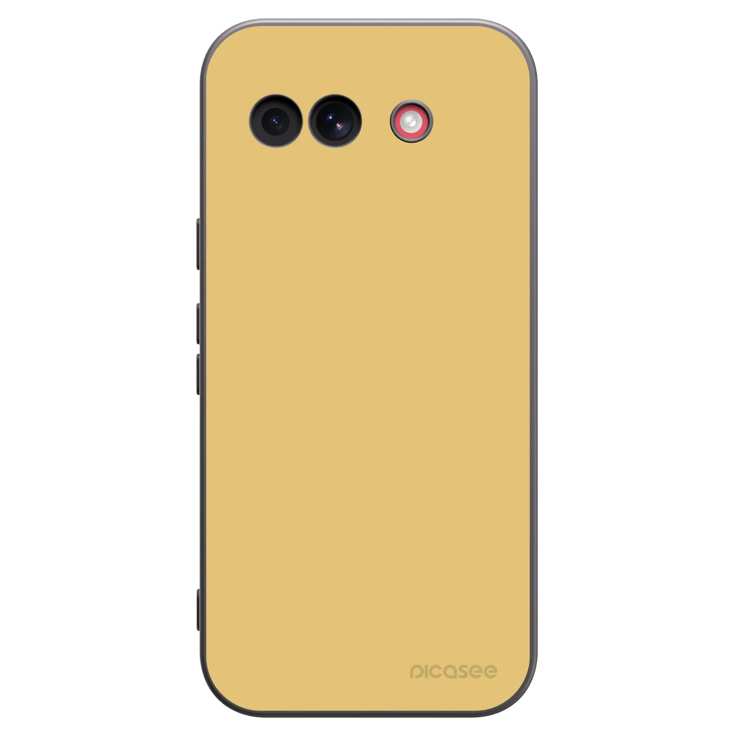 Picasee silikonski črni ovitek za Google Pixel 10a - Canary Crystal