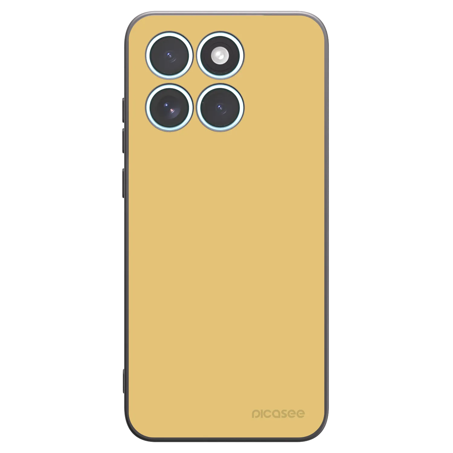 Picasee silikonski črni ovitek za Motorola Edge 70 Fusion - Canary Crystal