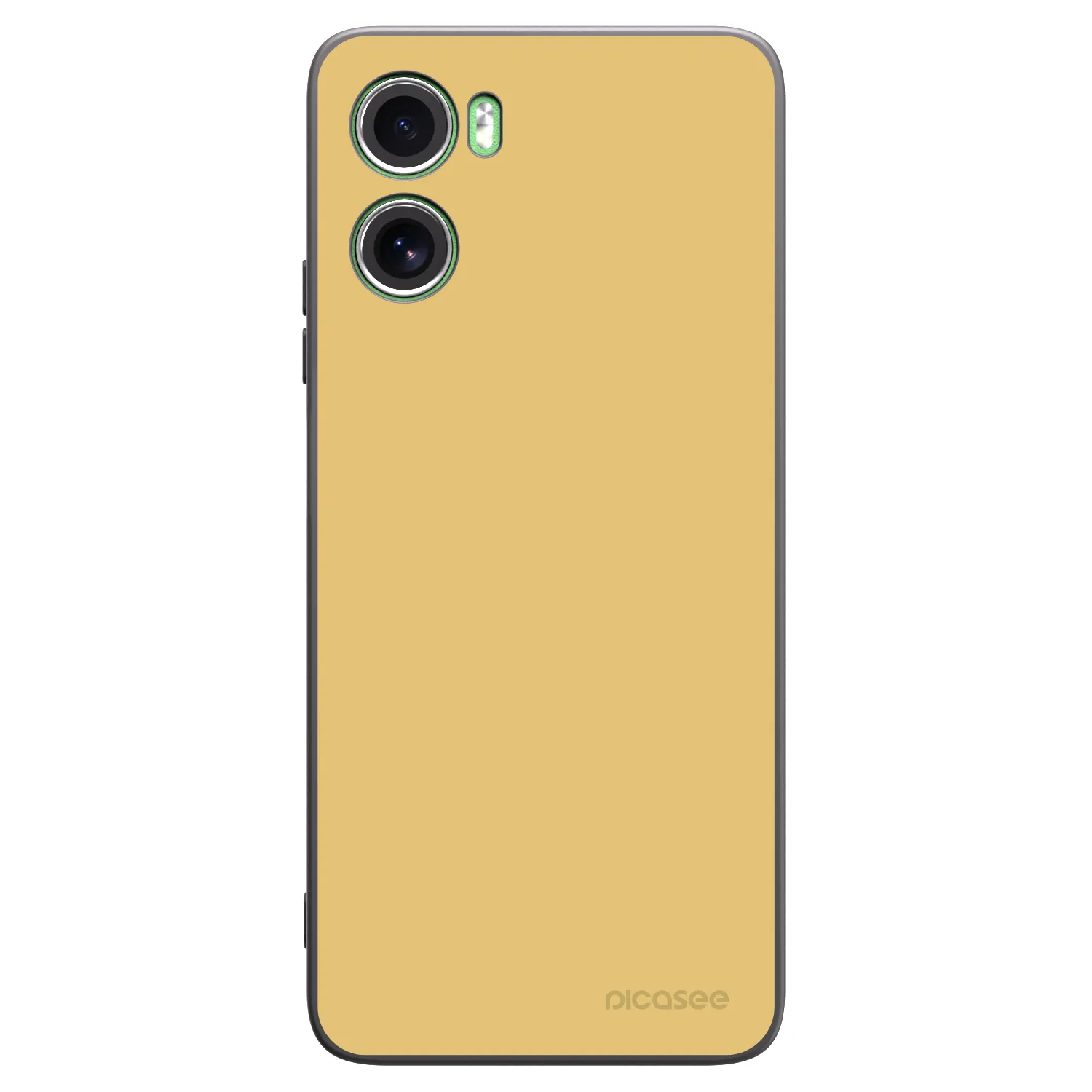 Picasee silikonski črni ovitek za Motorola Moto G06 - Canary Crystal