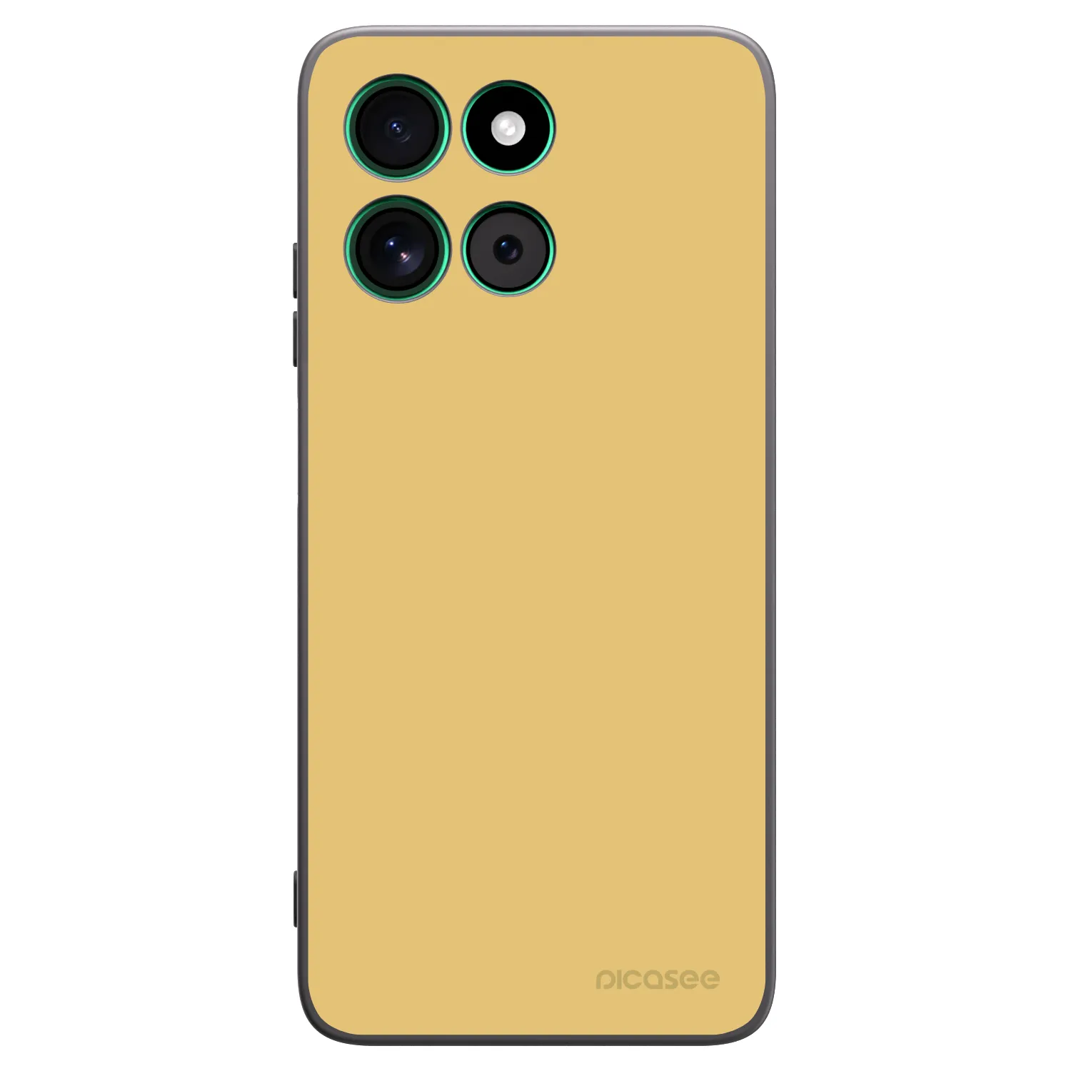 Picasee silikonski črni ovitek za Motorola Moto G57 Power - Canary Crystal