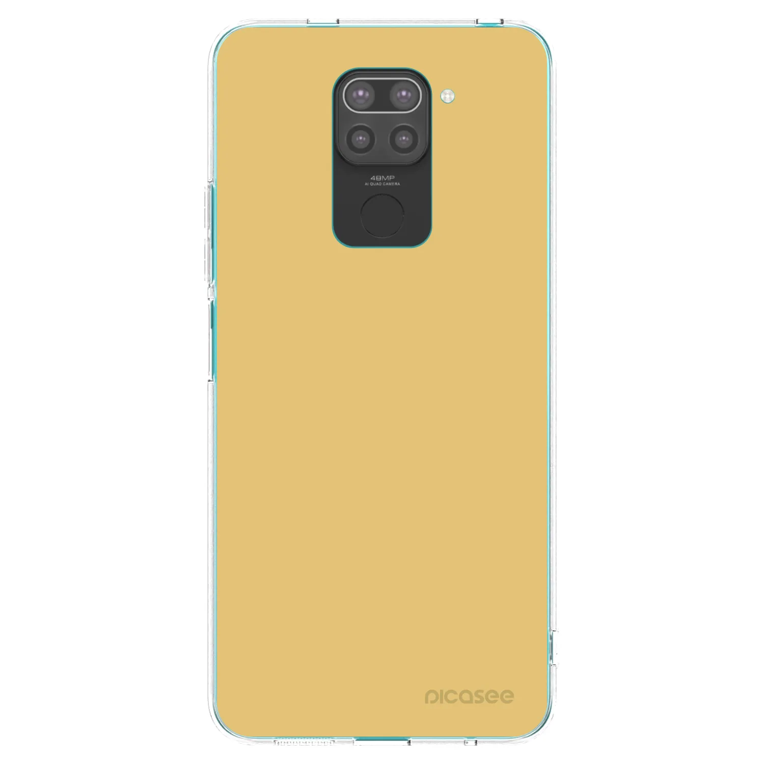 Picasee silikonski črni ovitek za Xiaomi Redmi Note 9 - Canary Crystal