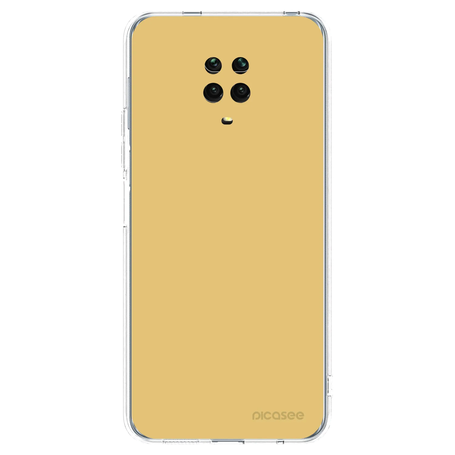 Picasee silikonski prozorni ovitek za Xiaomi Redmi Note 9S - Canary Crystal