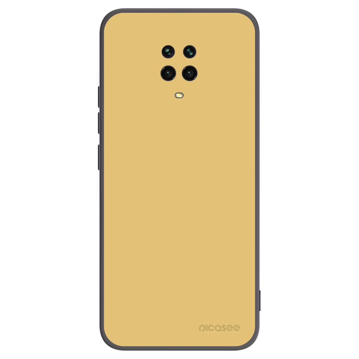 Picasee silikonski črni ovitek za Xiaomi Redmi Note 9S - Canary Crystal